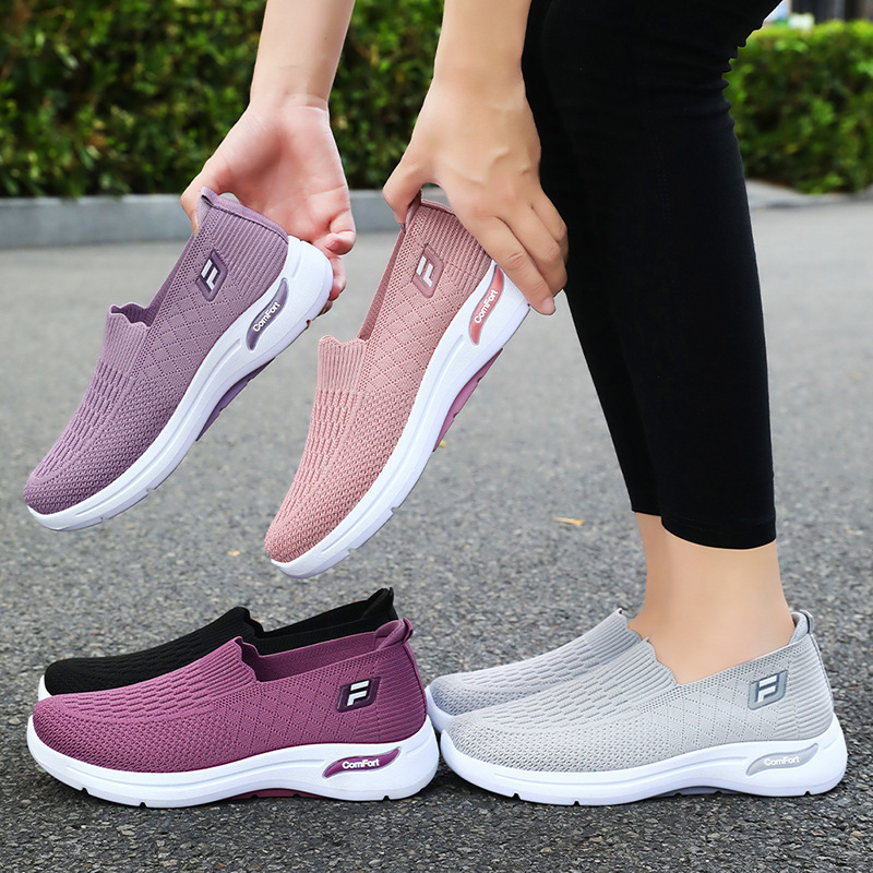 Women's shoes 2025 spring new cross-border shoes wholesale a stirrup mom shoes lightweight walking shoes hundred casual shoes