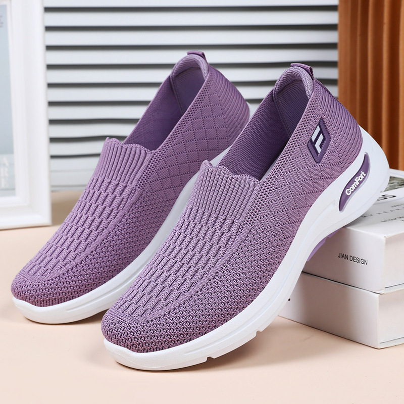 Women's shoes 2025 spring new cross-border shoes wholesale a stirrup mom shoes lightweight walking shoes hundred casual shoes